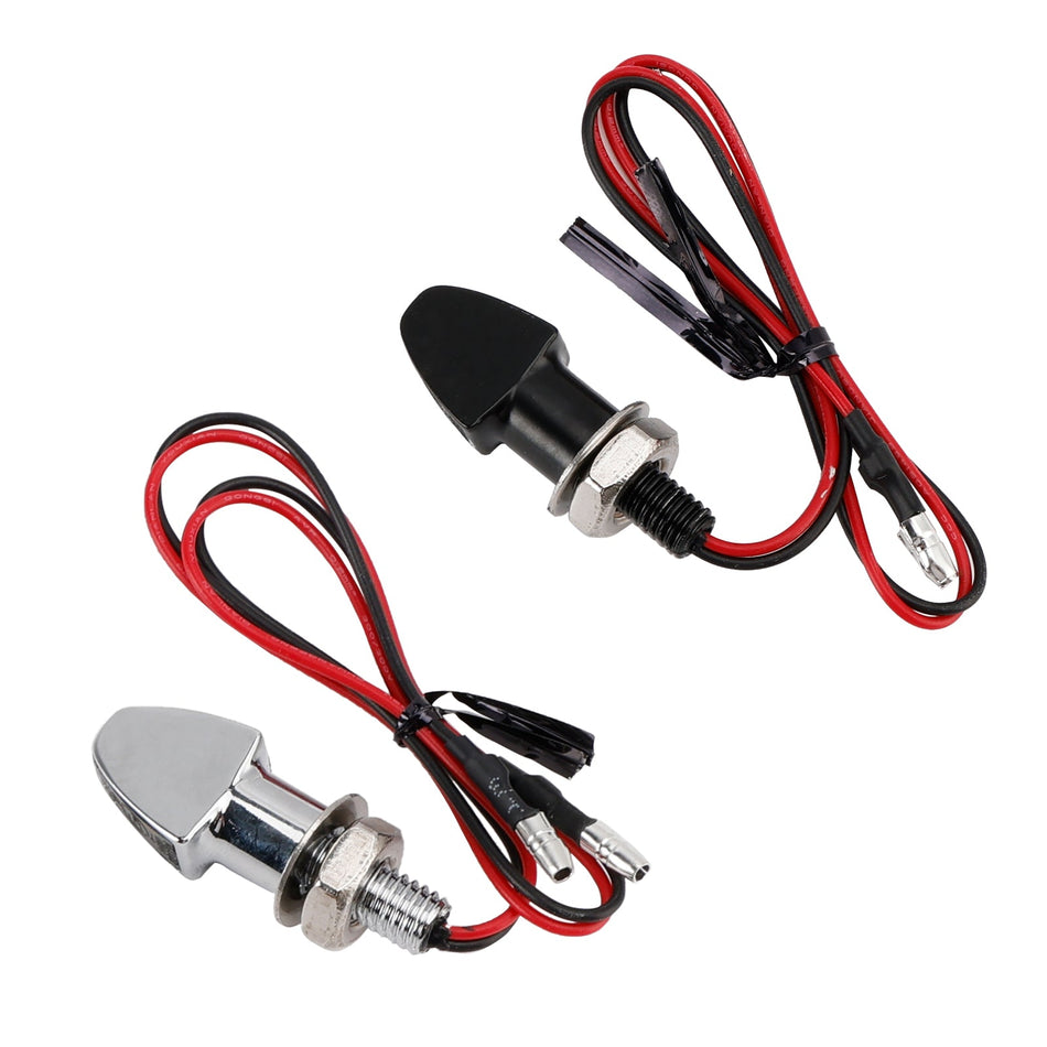 12V LED Blinker Anzeige Licht 8mm Universal Motorrad Für Yamaha