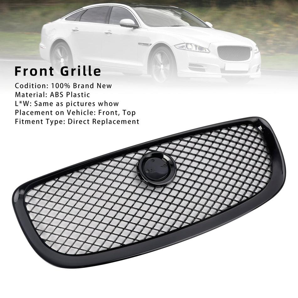 2010–2015 Jaguar XJ Kühlergrill schwarz glänzend für die Frontstoßstange