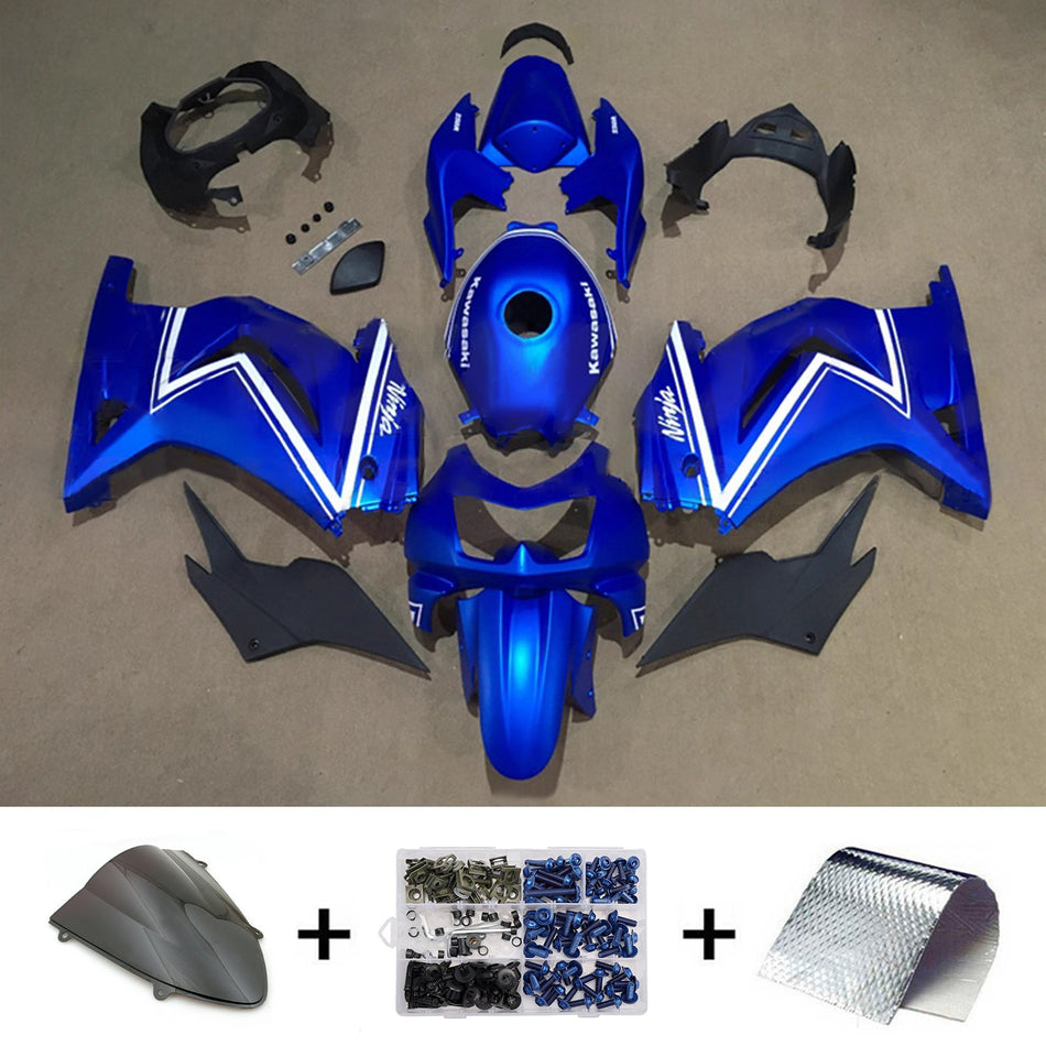 Verkleidungssatz aus ABS-Kunststoff, passend für Kawasaki EX250 Ninja250R 2008-2012