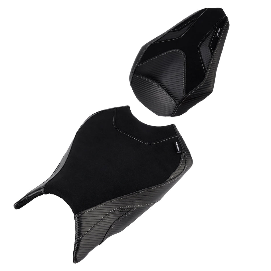 2017–2024 2023 Für Honda CBR250RR Raider Soziussitz-Set vorne & hinten, schwarz