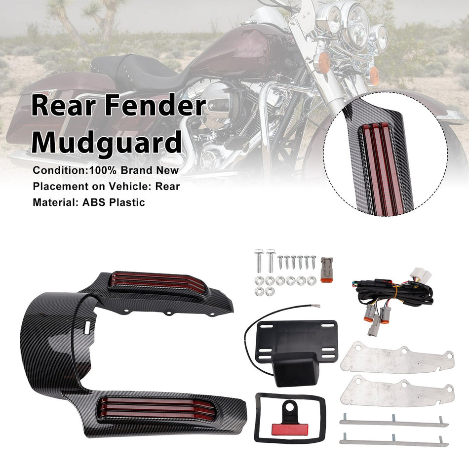 LED-Heckfenderleuchte passend für Touring Road King FLHR Street Glide ab Baujahr 2014