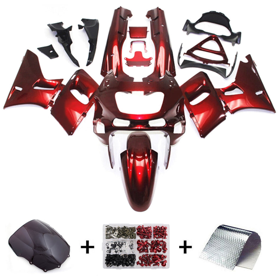 Verkleidungssatz aus ABS-Kunststoff, passend für Kawasaki ZZR400 (1993–2007) und ZZR600 (1998–2003)