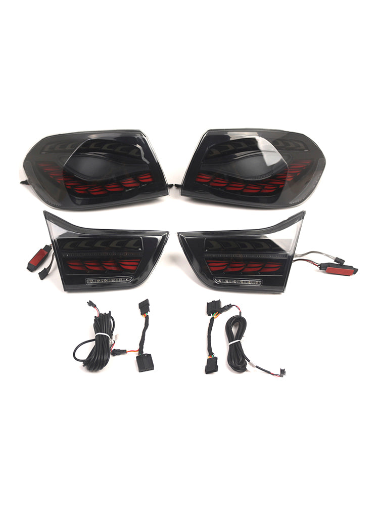 2014–2020 BMW F36 (Gran Coupé/Cabrio) L&amp;R getönte LED-Rückleuchten, Rückleuchtenbaugruppe 63217296100 63217296099