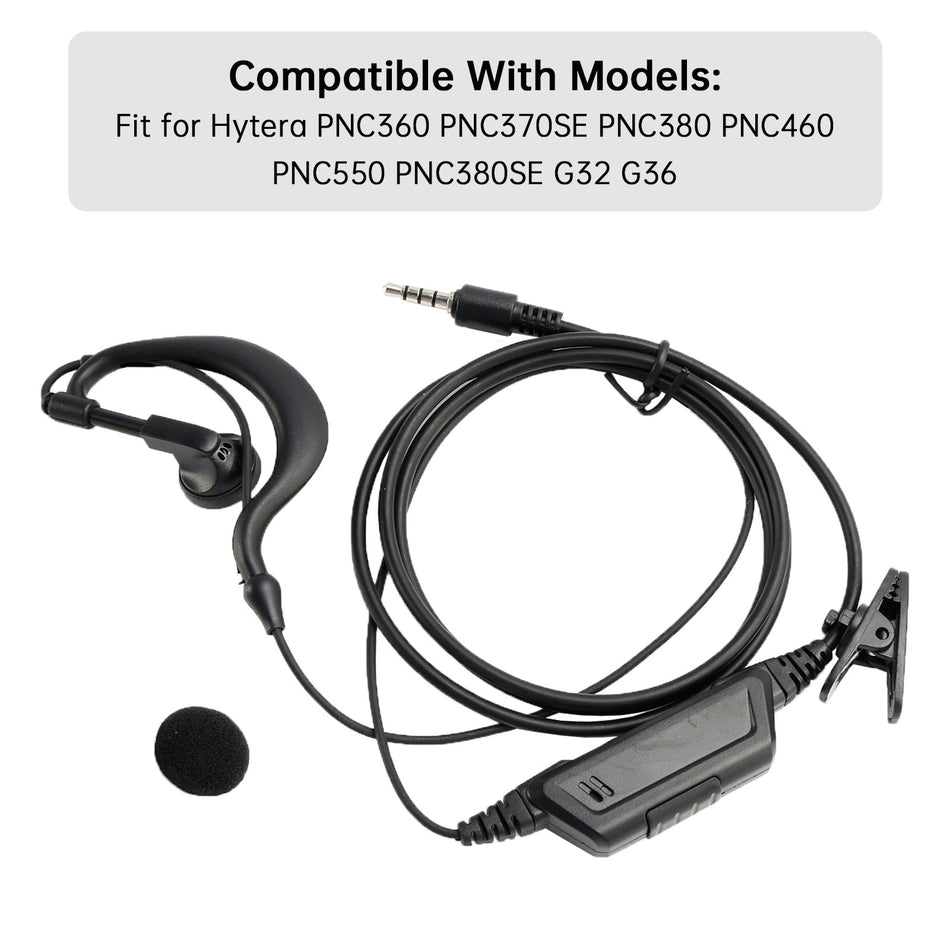 PNC380-T35 Ohrbügel-Headset für Hytera PNC360 PNC370SE PNC550 PNC380SE G32 G36