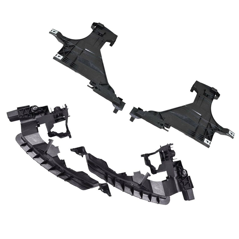 2013–2016 Audi A4 Facelift 4-teiliges Frontscheinwerfer-Montageplatten-Set