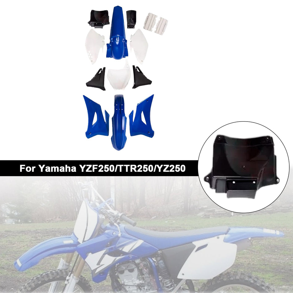 Yamaha YZF250 TTR250 YZ250 Karosserie-Kunststoff-Kit Kotflügelverkleidung vorne hinten