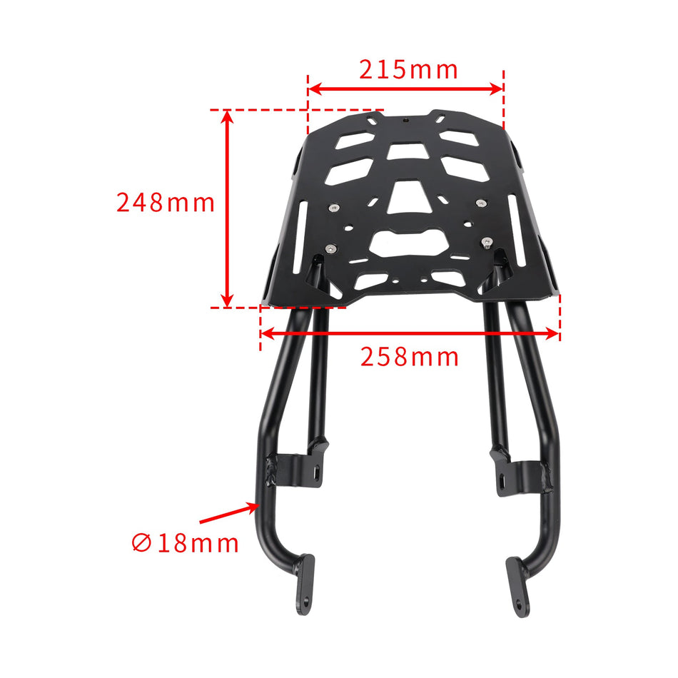 2019–2025 Ducati Hypermotard 950 / SP Gepäckträger hinten, Rohrrahmen