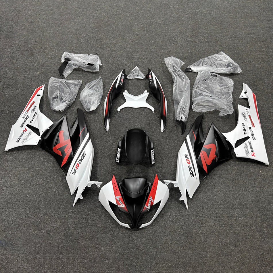 Verkleidungssatz aus ABS-Kunststoff, passend für Kawasaki ZX6R 636 2009-2012