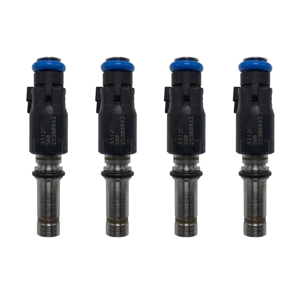4 Stück Kraftstoffeinspritzdüsen für Chevrolet Aveo 09-11 und Pontiac G3 09-10, Teilenummer 25380933