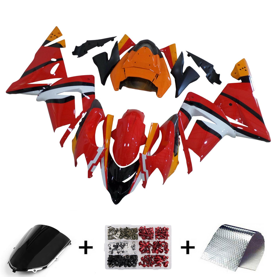 Injection Verkleidung Kit Karosserie Kunststoff ABS fit Für Kawasaki ZX10R 2004-2005