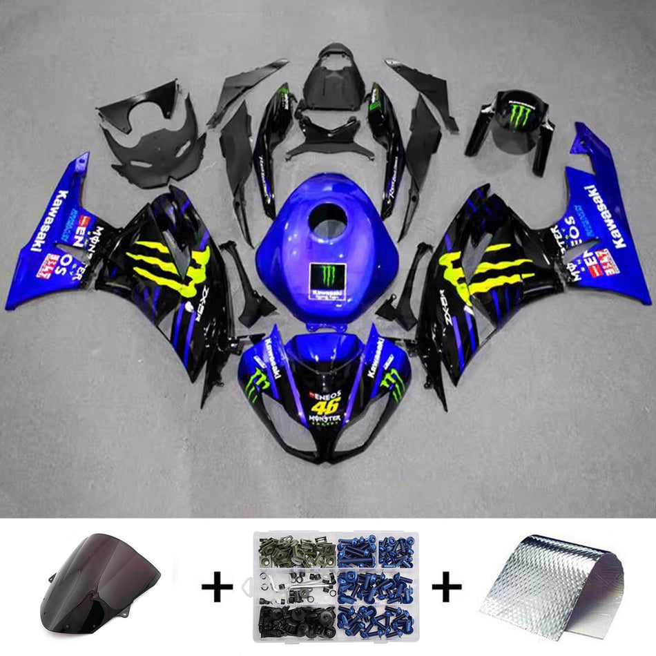 Verkleidungssatz aus ABS-Kunststoff, passend für Kawasaki ZX6R 636 2009-2012
