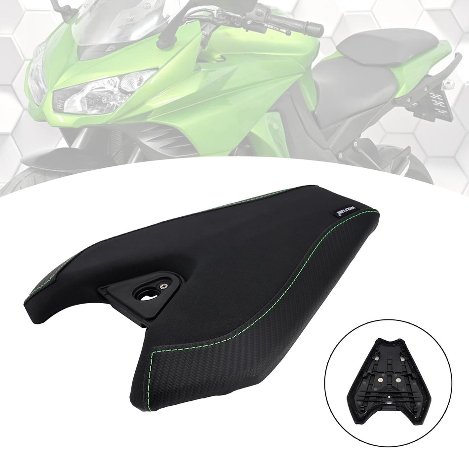 2014–2025 Soziussitzkissen für Kawasaki Z1000, flach, grün, 24, rot