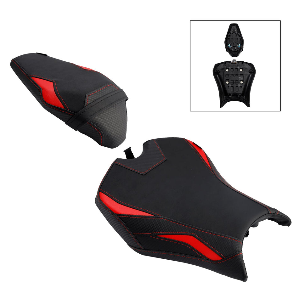 2025- Für Kawasaki Z900 Zr900-F Raider Soziuskissen-Set vorne & hinten, Rot1