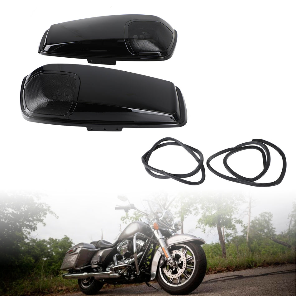 5x7" Saddlebag Speaker Lids Für Harley Touring Road King Street Glide CVO 14-20
