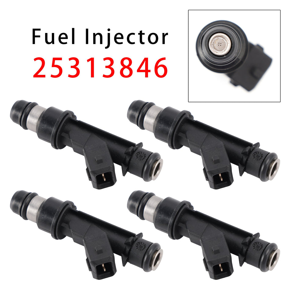 4 Stück Kraftstoffeinspritzdüsen für Vauxhall Astra Corsa Vectra Zafira Z14 Z16 25313846