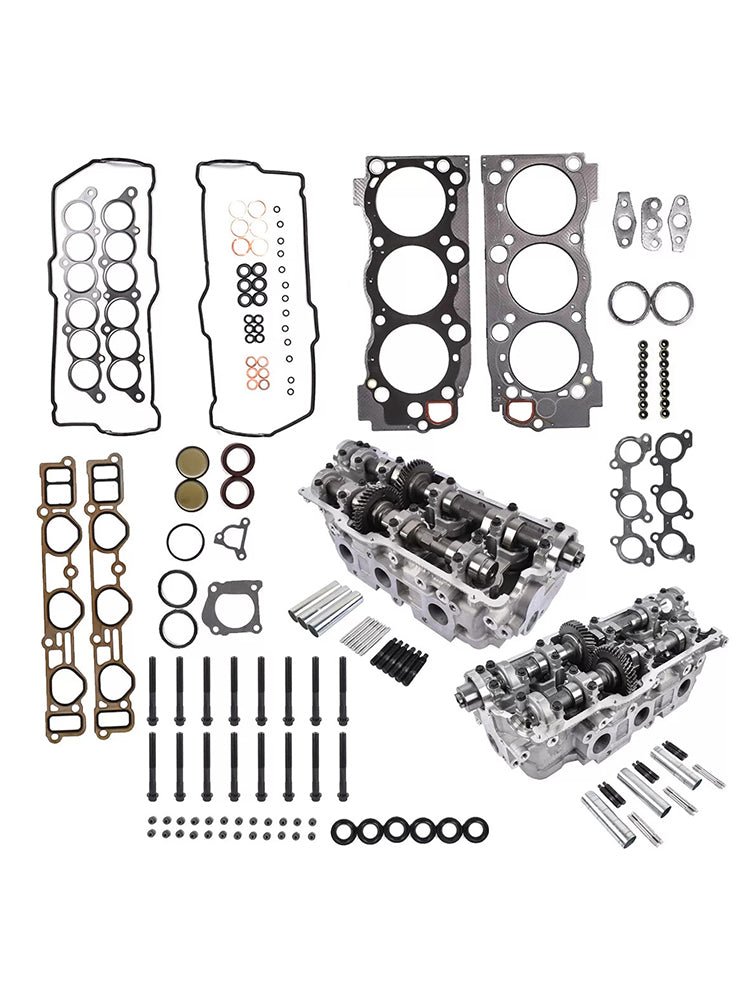 2000-2004 TOYOTA TUNDRA 3.4L 2 STÜCK Zylinderkopf &amp; Dichtungen &amp; Schrauben 11101-69136 1305362050