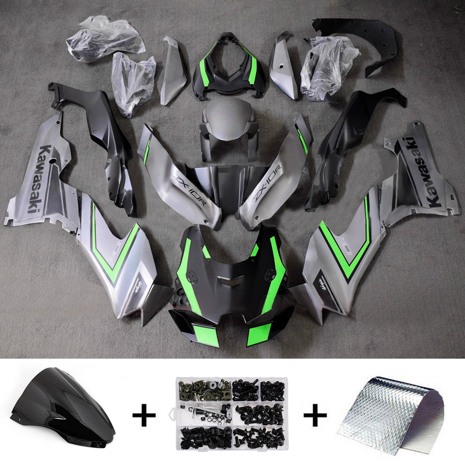 Verkleidungssatz aus ABS-Kunststoff, passend für Kawasaki ZX-10R und ZX-10RR (2021–2025)
