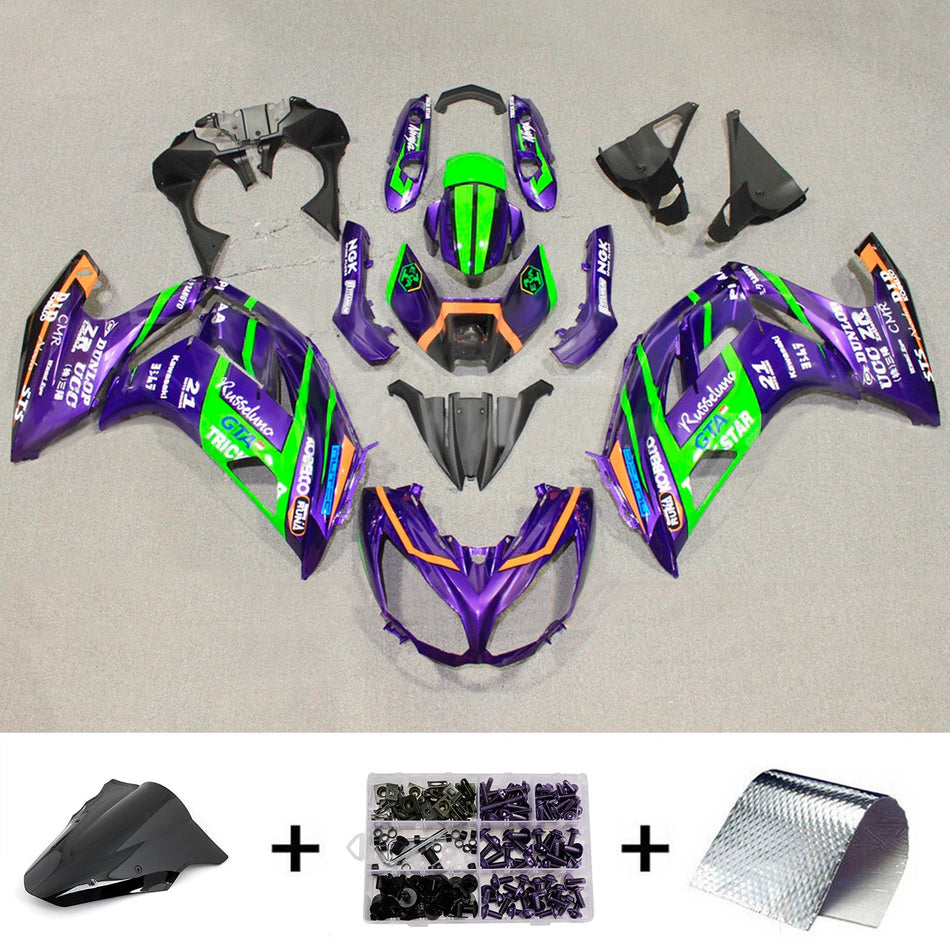 Verkleidungssatz aus ABS-Kunststoff, passend für Kawasaki ER-6F Ninja650 (2012-2016)