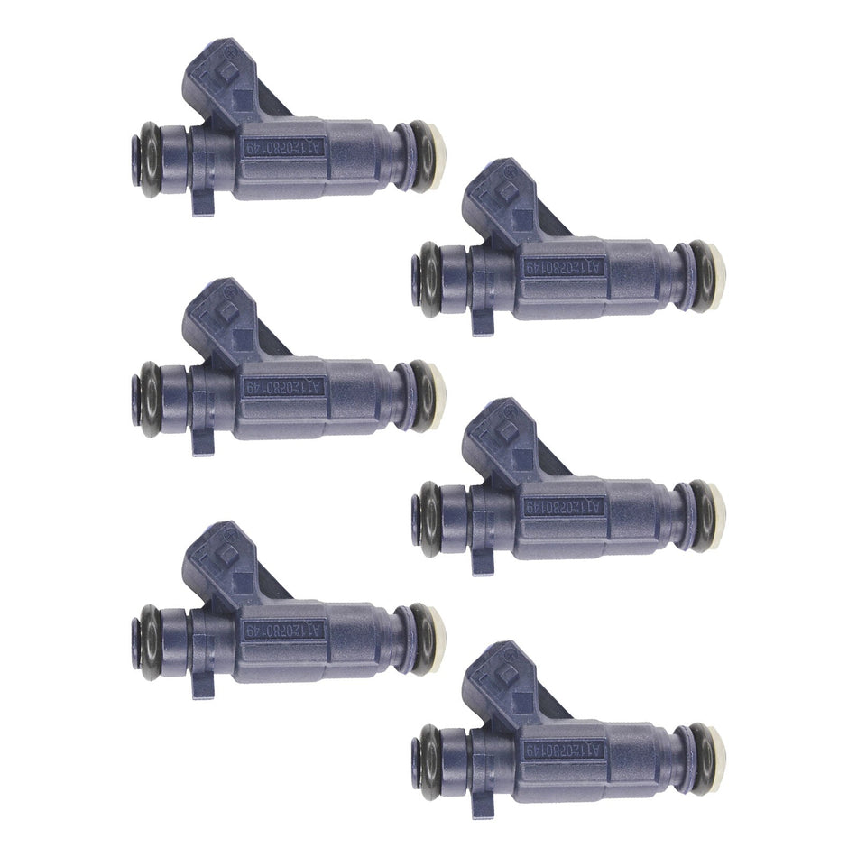 6 Stück Einspritzdüsen für Mercedes-Benz CLK320 00-05 SLK320 01-03 0280156014