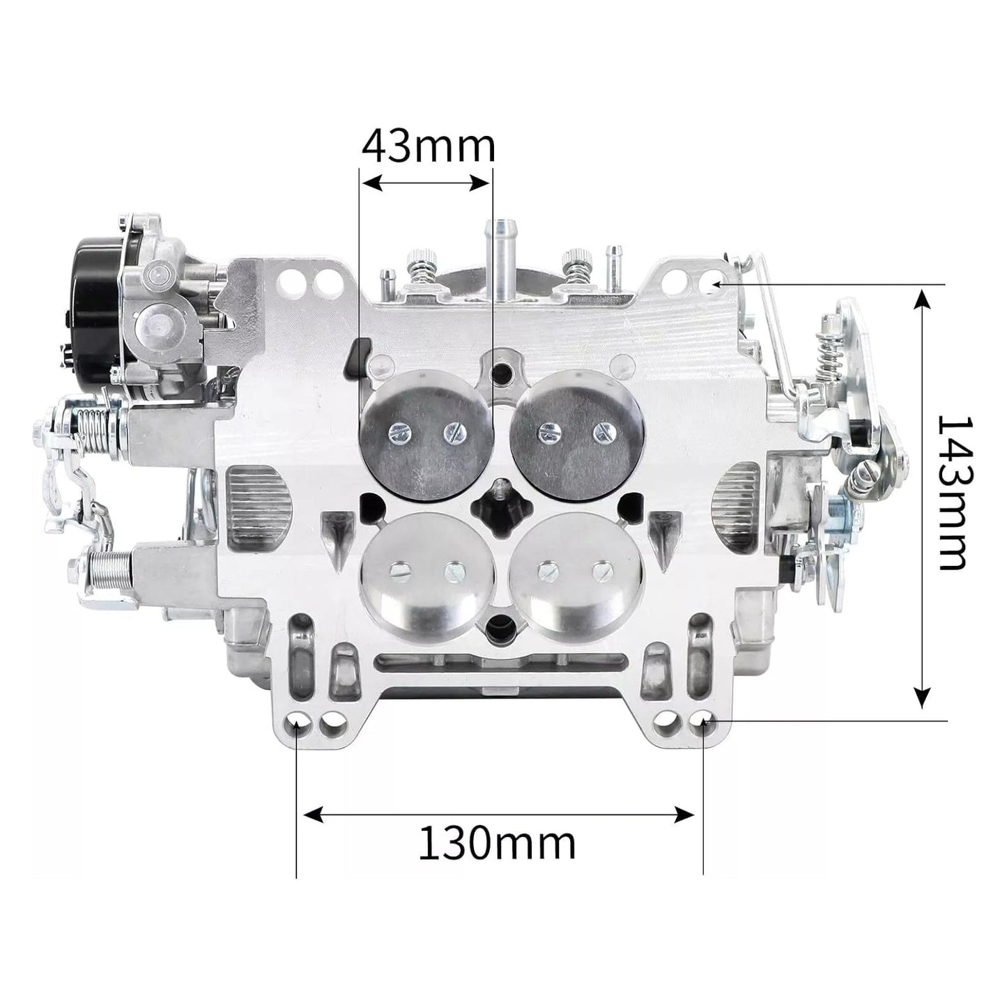 4-Barrel-Vergaser für Edelbrock 1411 Performer 750 CFM Elektro-Choke