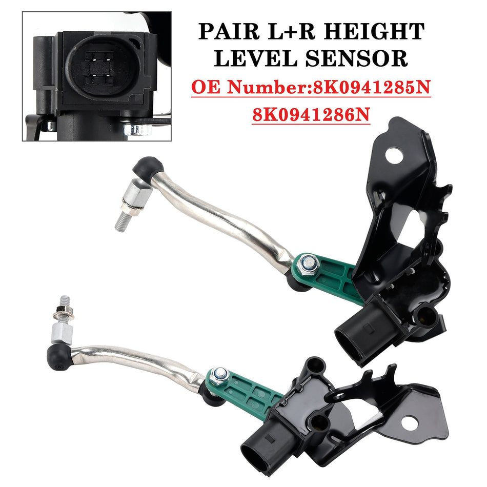 2x Suspension Fahrt Höhe Sensor 8K0941285N 8K0941286N Für Audi A4 A5 2007-2015