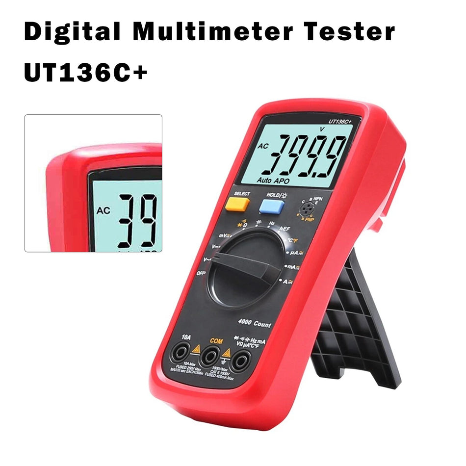 UT136C+ Multimeter Digitalmultimeter Tester AC DC Voltmeter Amperemeter Ohmmeter