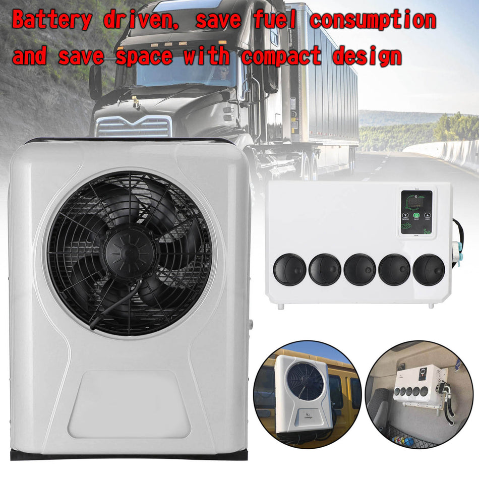 12V 12000 BTU Lkw-Kabinen RV Klimaanlage Split-AC geeignet für Sattelschlepper, Busse, Wohnwagen