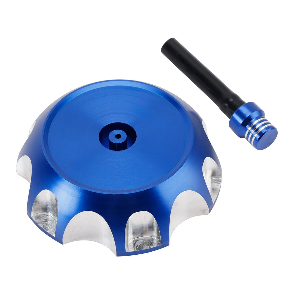 CNC-gefräster Tankdeckel mit Entlüftung, blau, für Suzuki DRZ125, RMZ250, DRZ LTZ 250, 400, LTR450