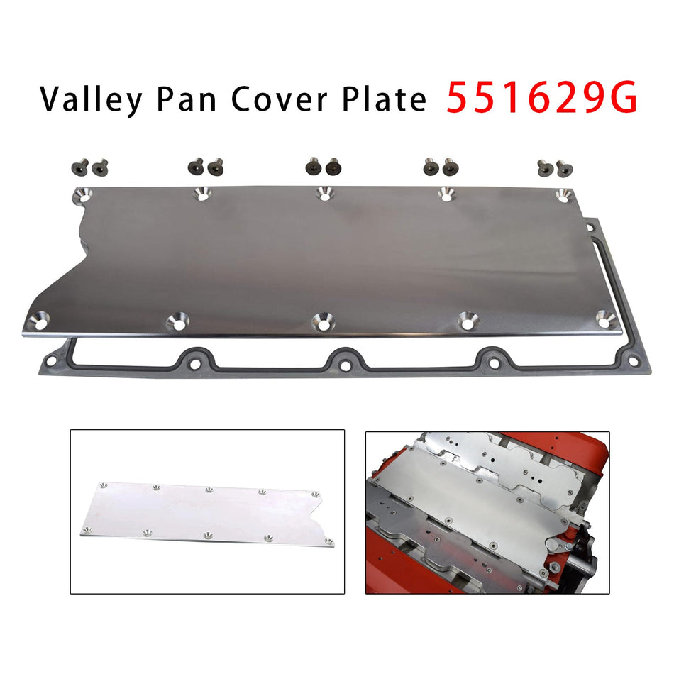 Gen 3 Valley Pan Cover Plate with Glow Profile For LSX LS1 LM7 LR4 551629G