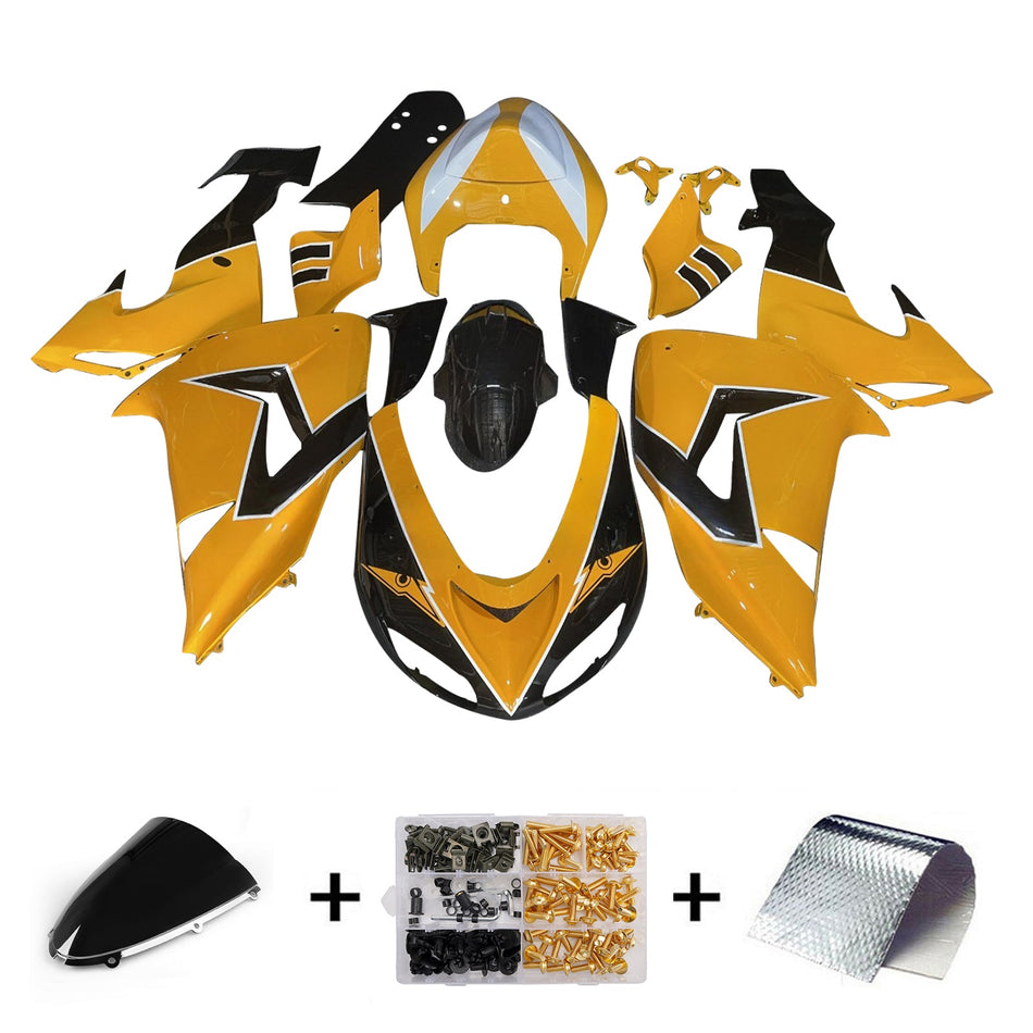 Injection Verkleidung Kit Karosserie Kunststoff ABS fit Für Kawasaki ZX10R 2006-2007