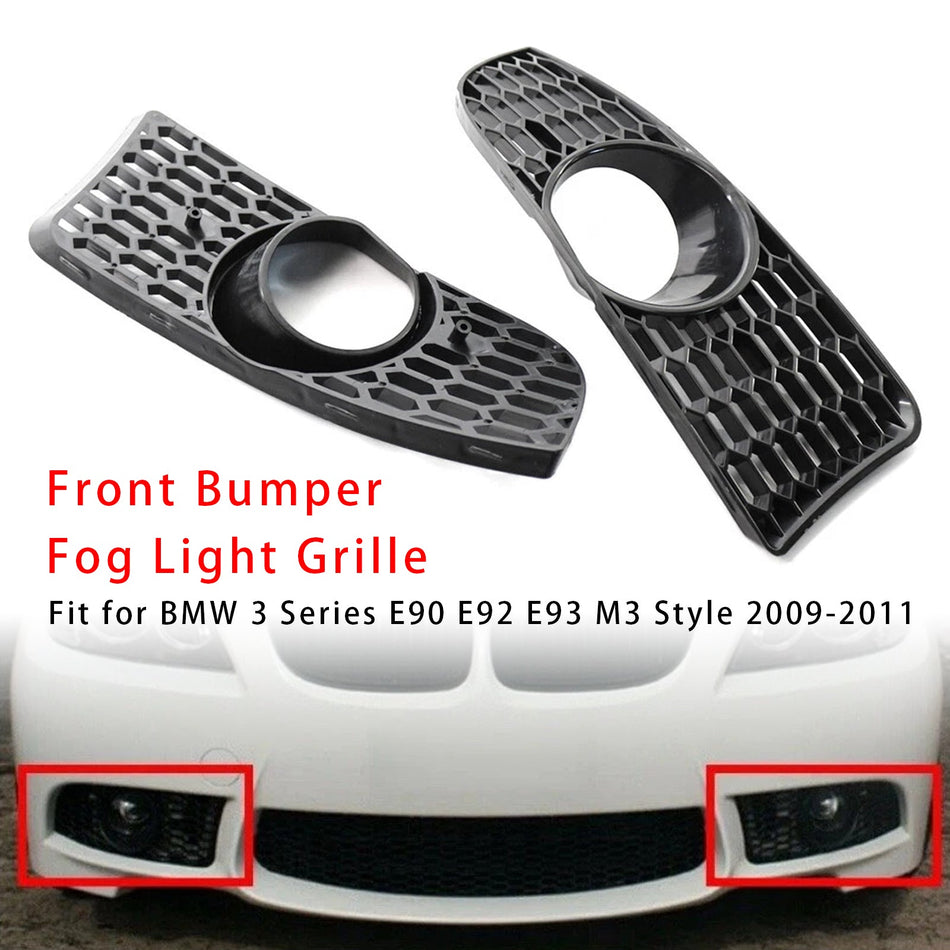 Frontstoßstangen-Nebelscheinwerfergitter für BMW 3er E90 E92 E93 M3 Style 2009-2011