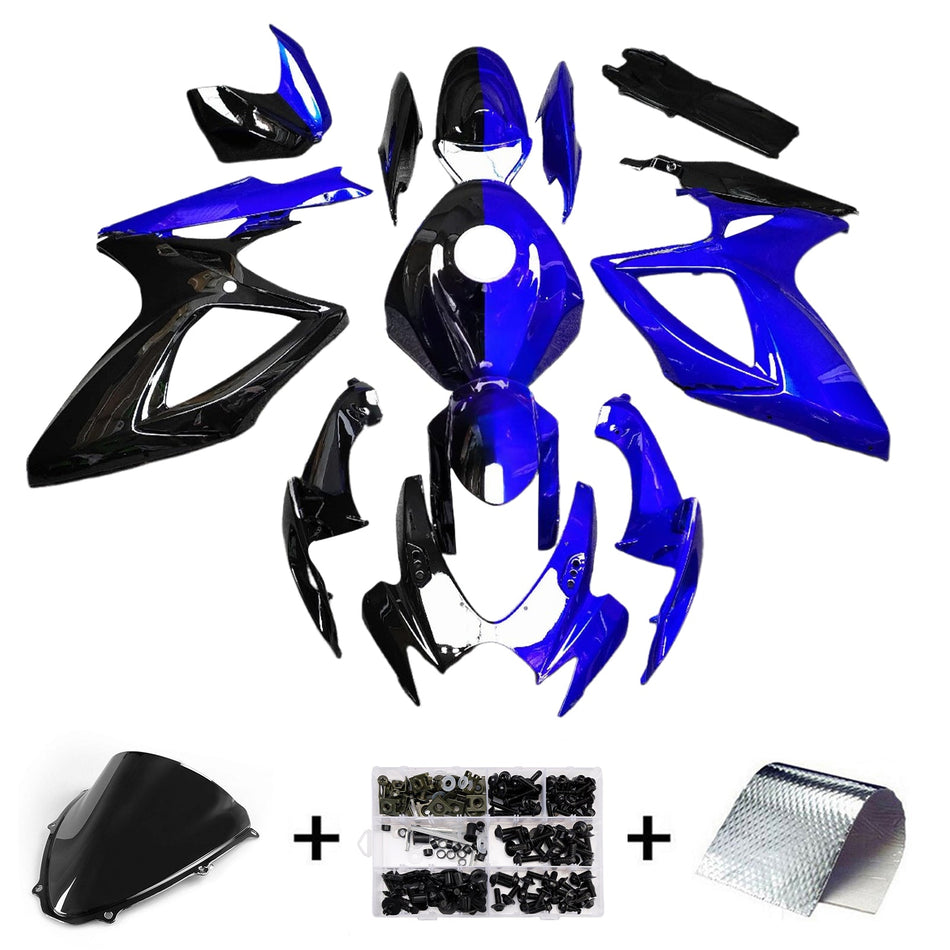 Injection Verkleidung Kit Karosserie Kunststoff ABS Für Suzuki GSXR 600/750 2006-2007 K6