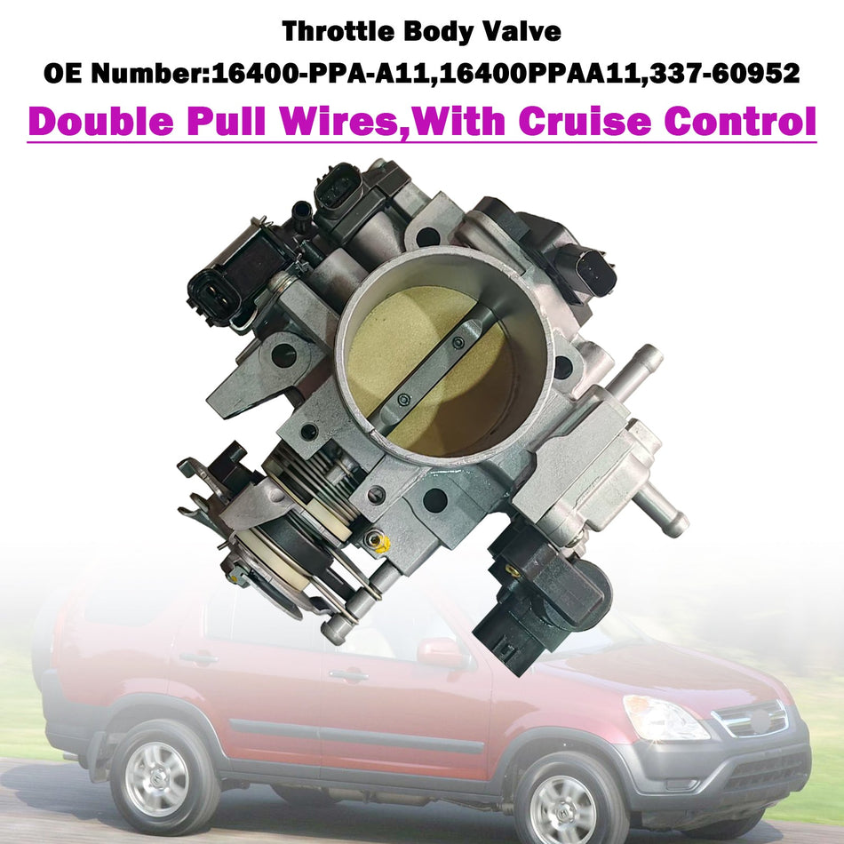 2003–2005 Honda CR-V 2.4L Doppel-Zugdrähte Drosselklappengehäuse 16400-PPA-A11