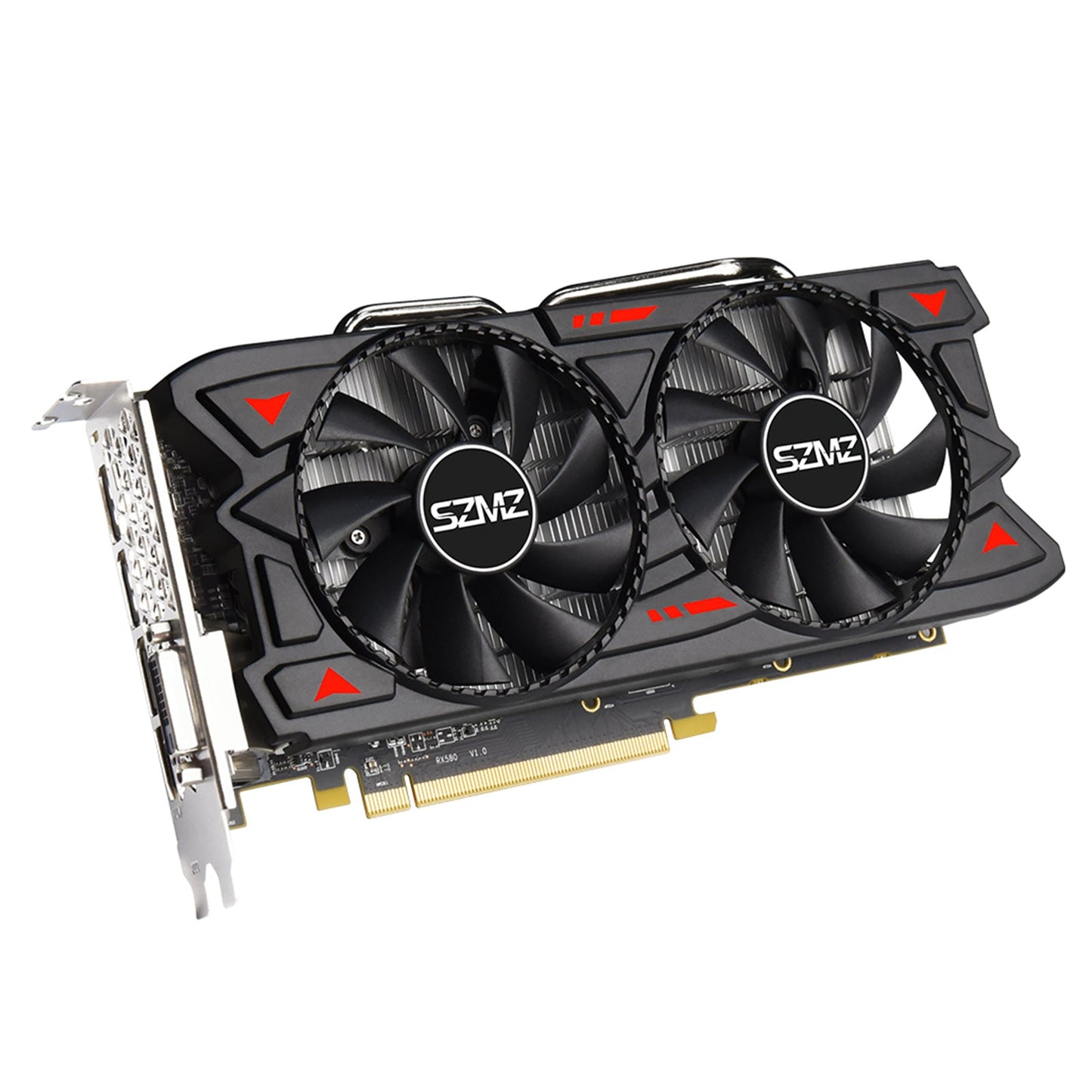 RX580 8G Unabhängige Grafikkarte Dual Fans Desktop Computer Beleuchtung Karte