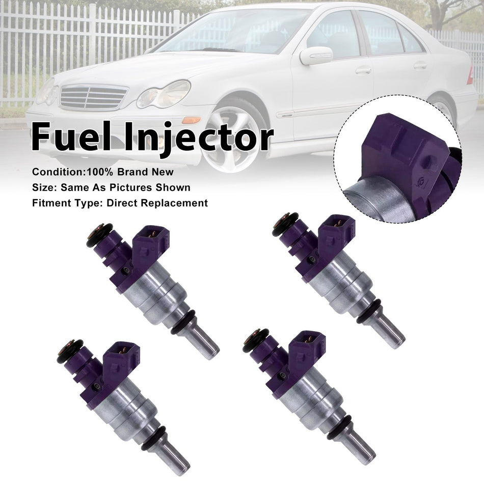 4 Stück Einspritzdüsen für Mercedes-Benz C230 (2002) und SLK230 (2001–2004) 0000787249