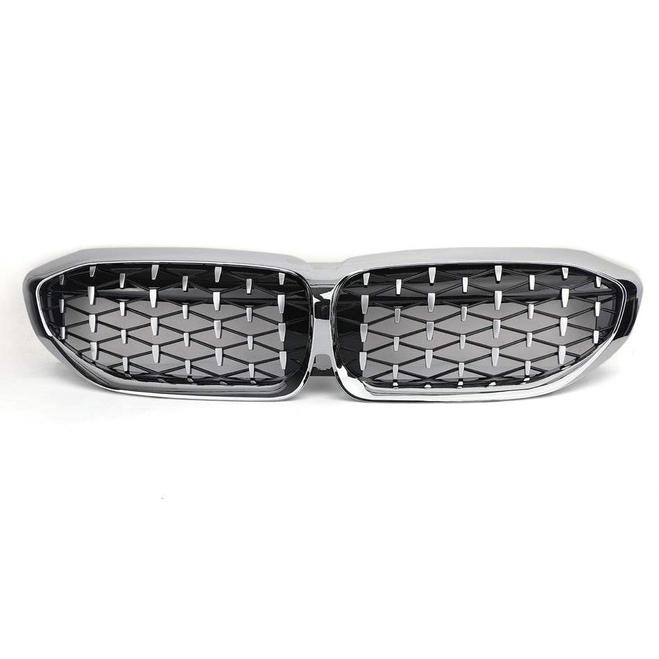 Diamant-Grill für den neuen BMW 3er G20 2019-2020 Racing Chrom-Frontnierengrill