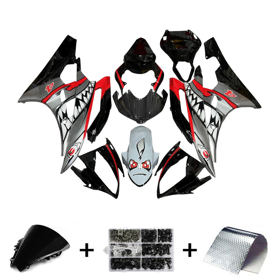 Verkleidungssatz aus ABS-Kunststoff für Yamaha YZFR6 YZF-R6 2006-2007