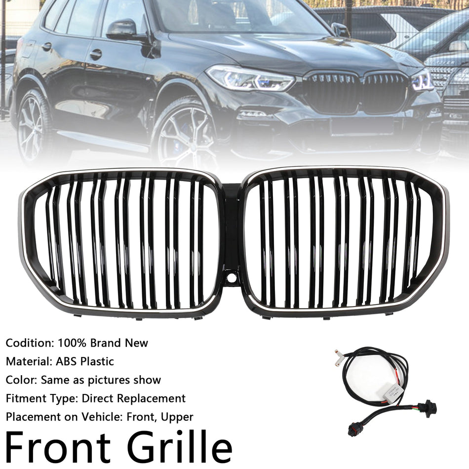 2019–2022 BMW X5 G05 M-Performance Doppellamellen-Nierengrill, schwarz, 51137454887