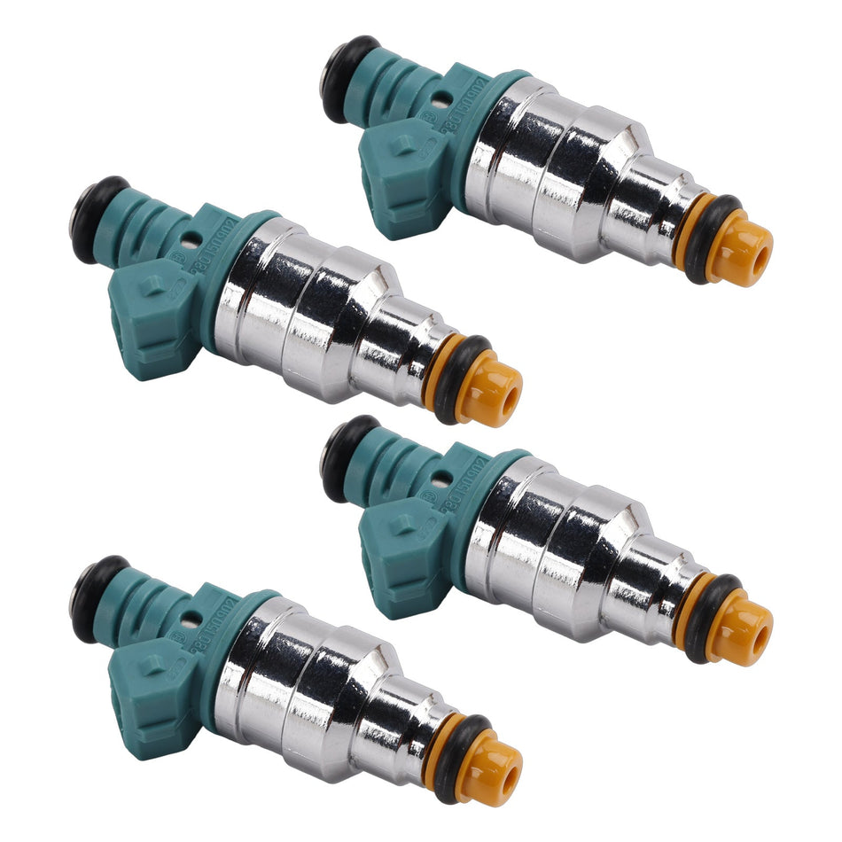 4 Stück Einspritzdüsen für Volkswagen Golf Cabriolet Jetta Fox 1.8L I4 0280150902
