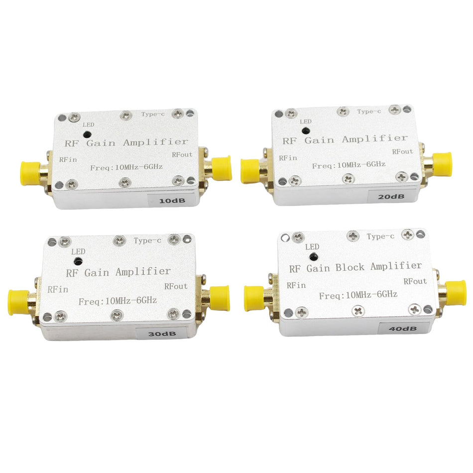 10M-6GHz HF-Verstärker 10dB 20dB 30dB 40dB High Gain Treiber Empfangsverstärker