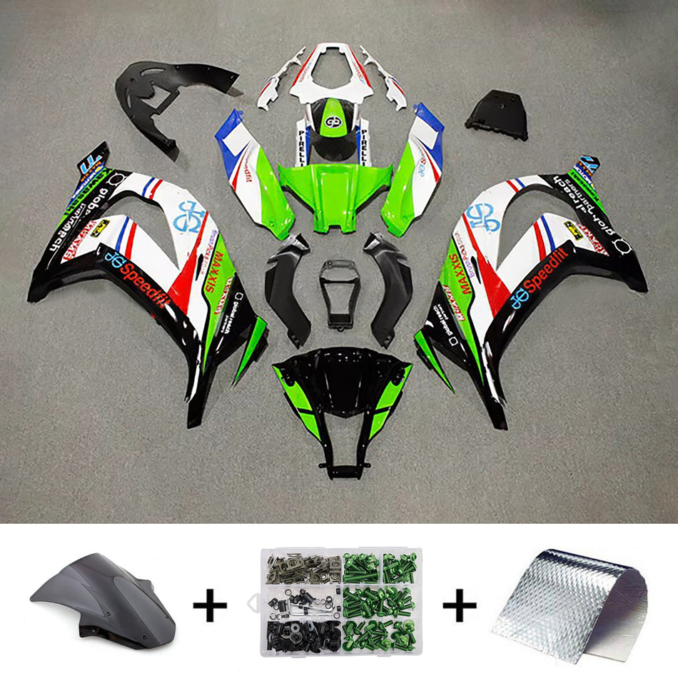 Verkleidungssatz aus ABS-Kunststoff, passend für Kawasaki ZX10R 2011-2015