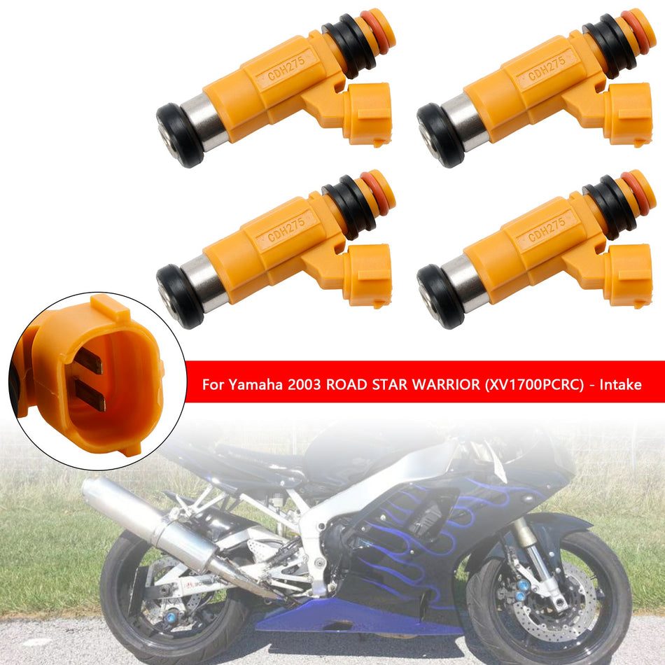 4PCS Kraftstoff Injektoren Für Yamaha FJR1300 Road Star Krieger XV1700 5FL-13761-00-00