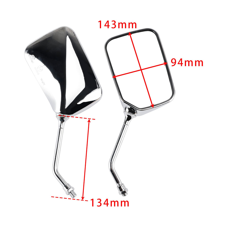 Spiegelset links & rechts für Honda CA125 Rebel 1995-2000 VT125C Shadow 1999-2009