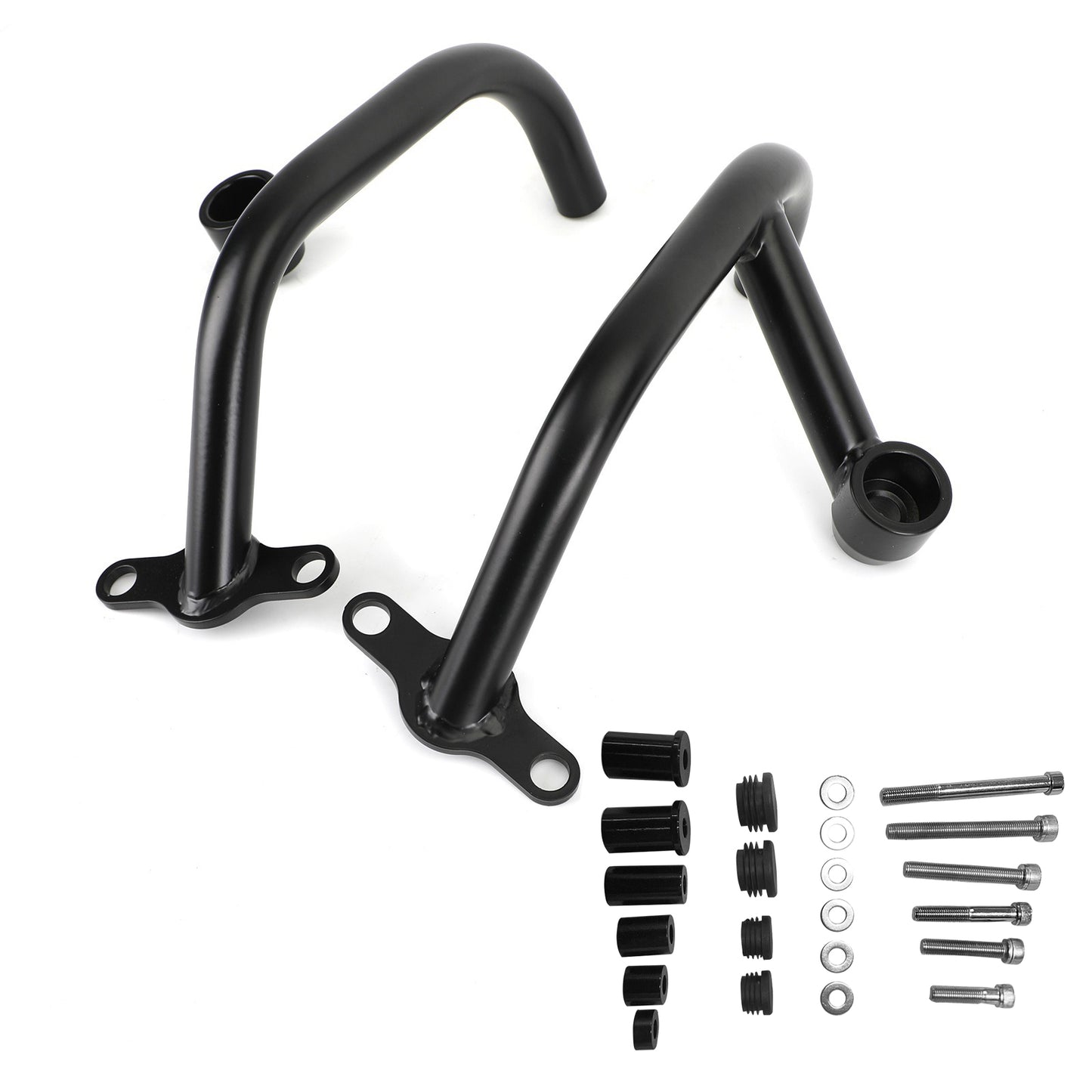 Areyourshop BLACK CRASH BAR ENGINE GUARD BUMPER Fit for Kawasaki Z900 ZR900 2020-2023