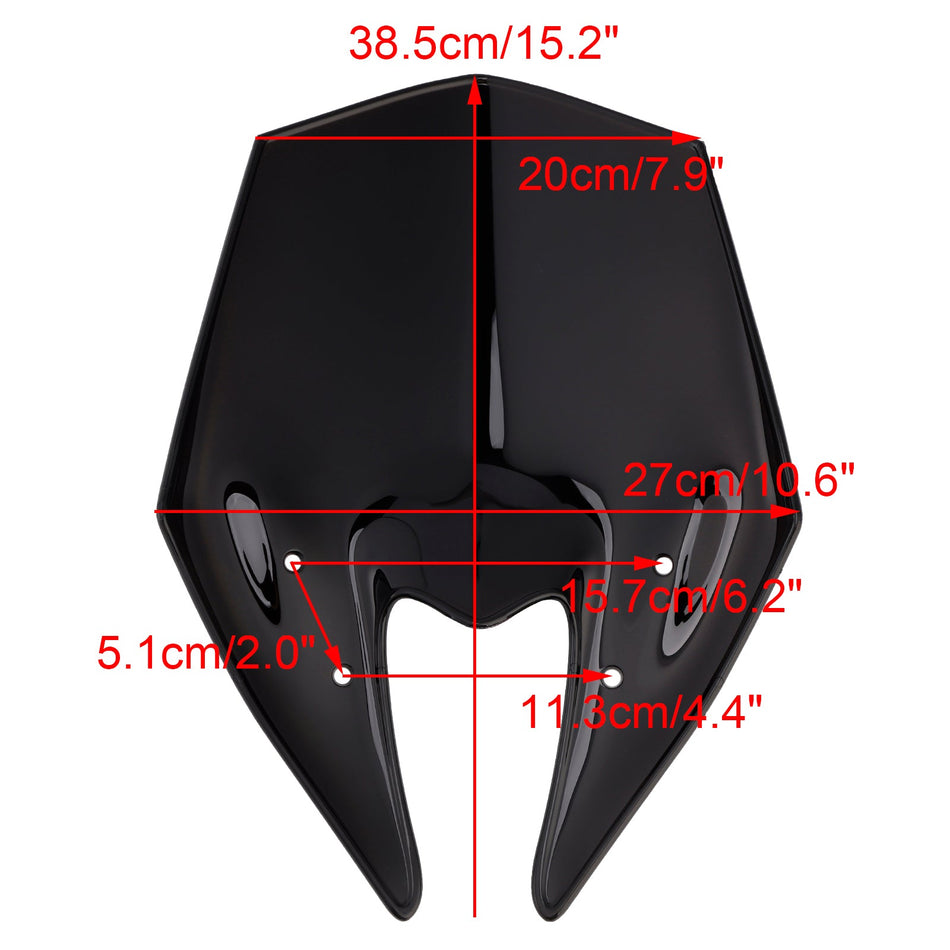 Windschutzscheibe Windschutz + Halterung passend für Kawasaki Z900 2025