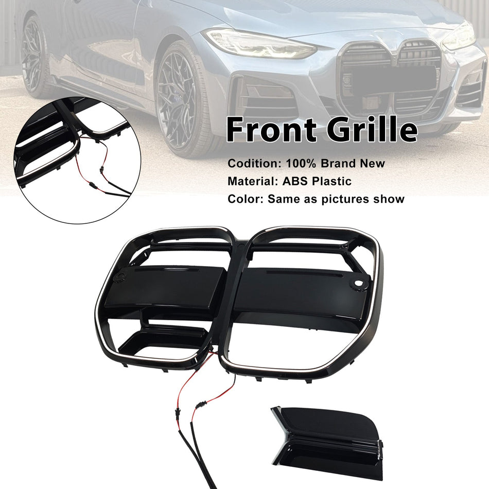 Frontstoßstangengrill im CS-Stil passend für BMW 4er G22, G23 und G82 mit ACC (2020–2025)