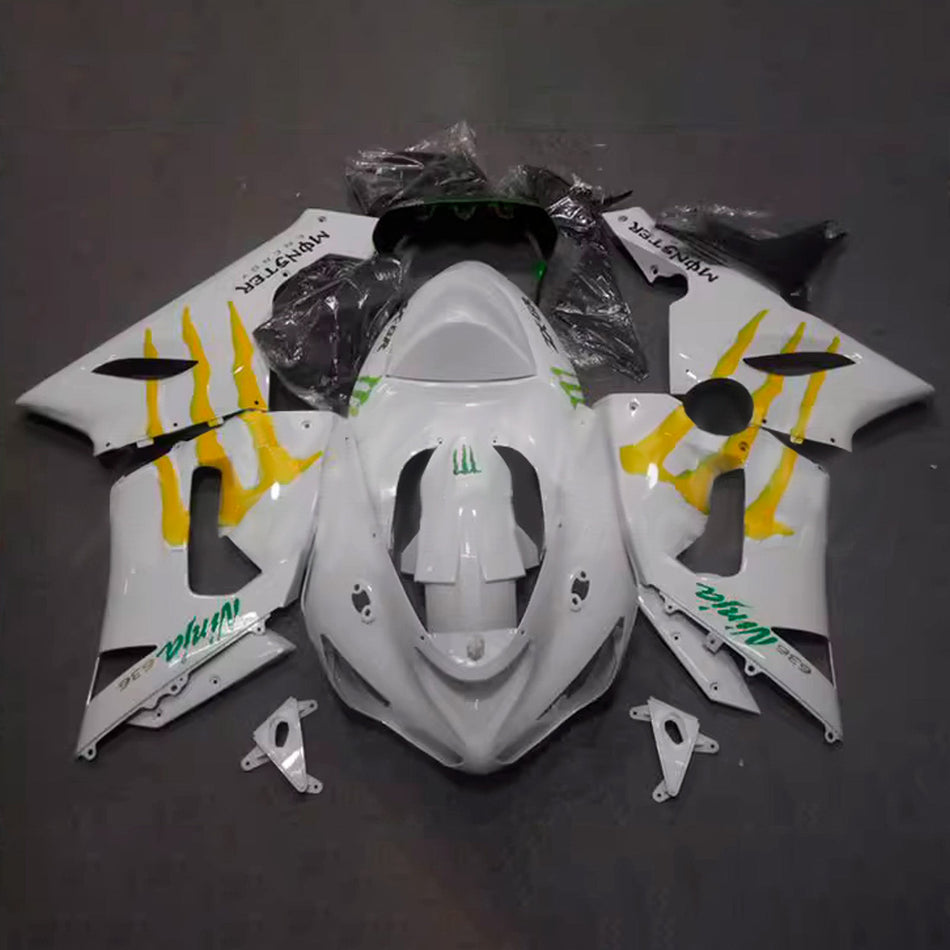Verkleidungssatz aus ABS-Kunststoff, passend für Kawasaki ZX6R 636 (2005-2006)