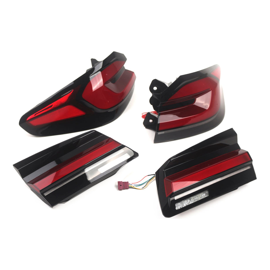 2018–2020 BMW 5 Series G30 G38 L &amp; R rote LED Rückleuchten Rückleuchtenbaugruppe