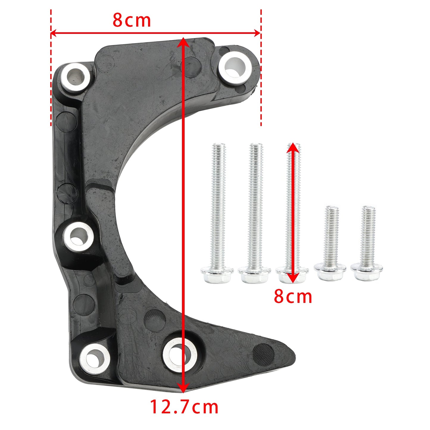 2006-2009 2011-2019 Yamaha Raptor 700R YFM700R Verhindern Sie gebrochene Halterungen Case Saver Reparatursatz Poly Chain