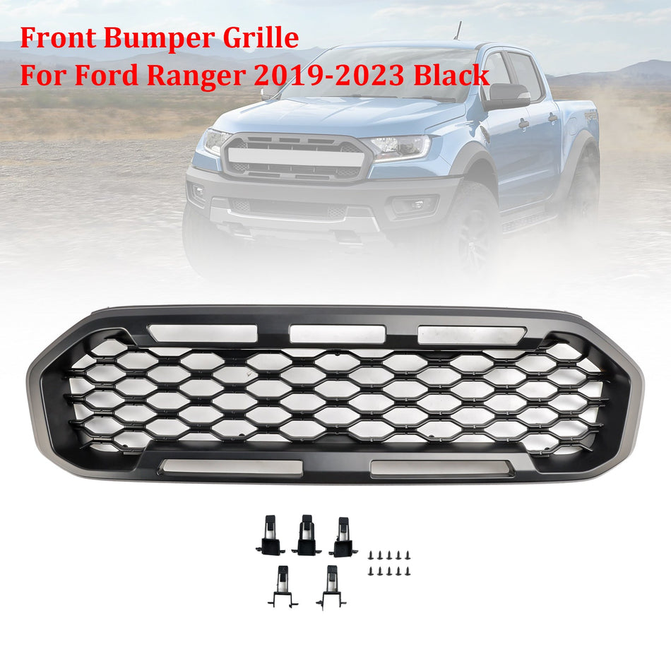 2019–2023 Ford Ranger T8 Frontsto?stangengrill, Schwarz